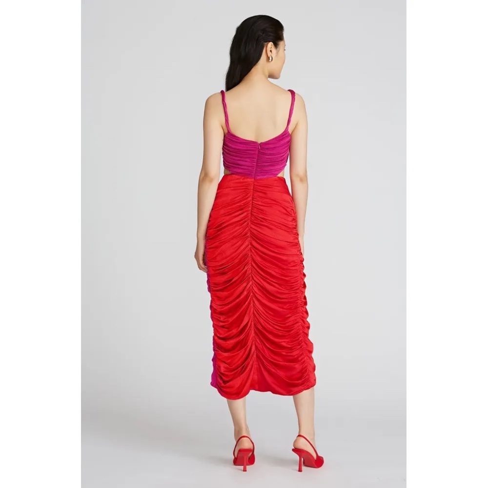 NWT AMUR Persey Twist Strap Dress - size 00 - Picture 2 of 7